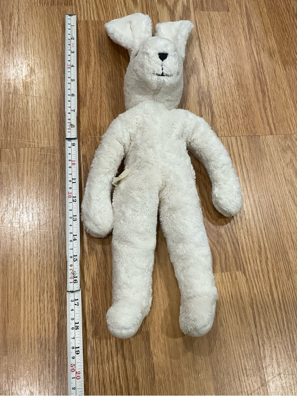 Plush White Bunny Stuffed Animal